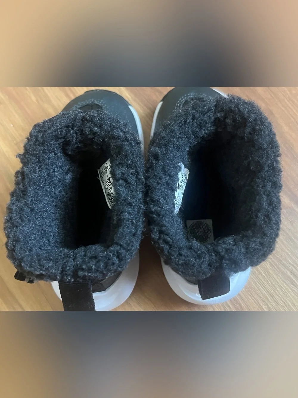 Nike Flex Advance Toddler Boots Black White Size 6 Winter Boots